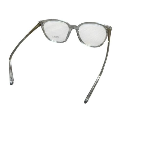 USED IN BOX! VERSACE 3242A 148 Transparent Crystal Plastic Round Eyeglasses 54mm - Picture 7 of 11
